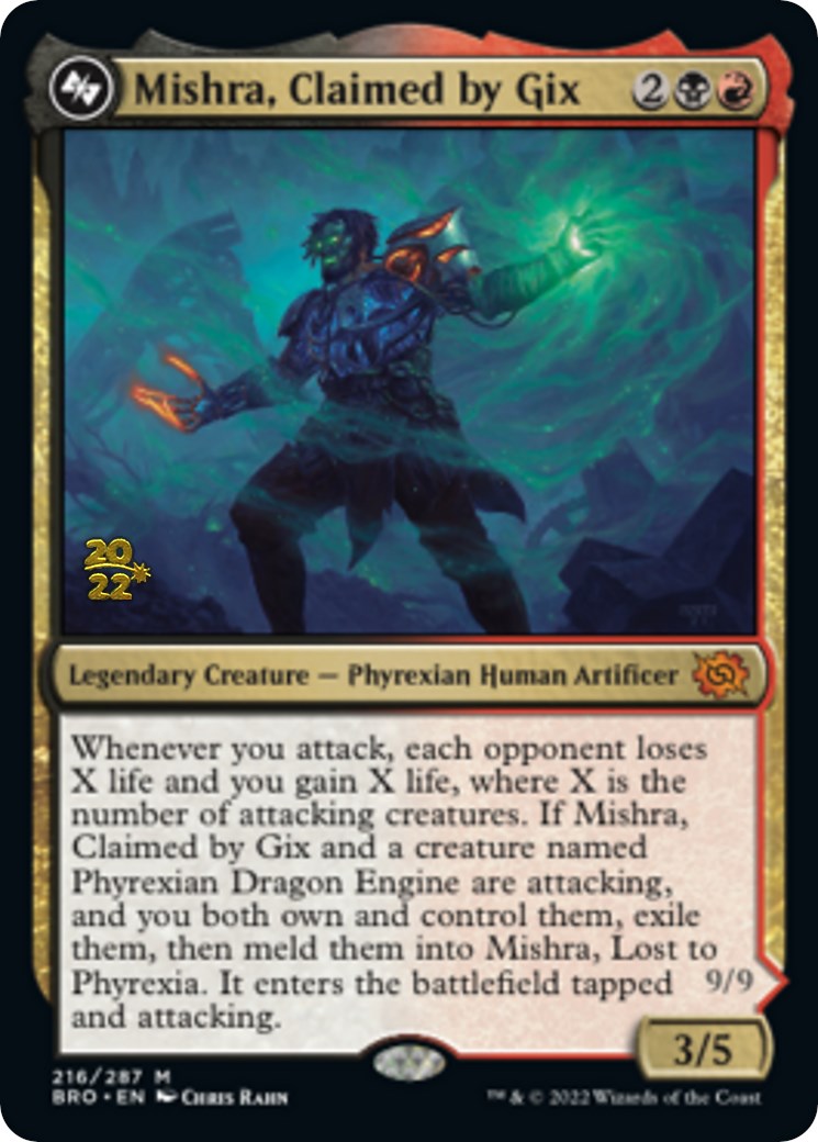 Mishra, Claimed by Gix [The Brothers' War Prerelease Promos] | Deep Dive Games St. Marys