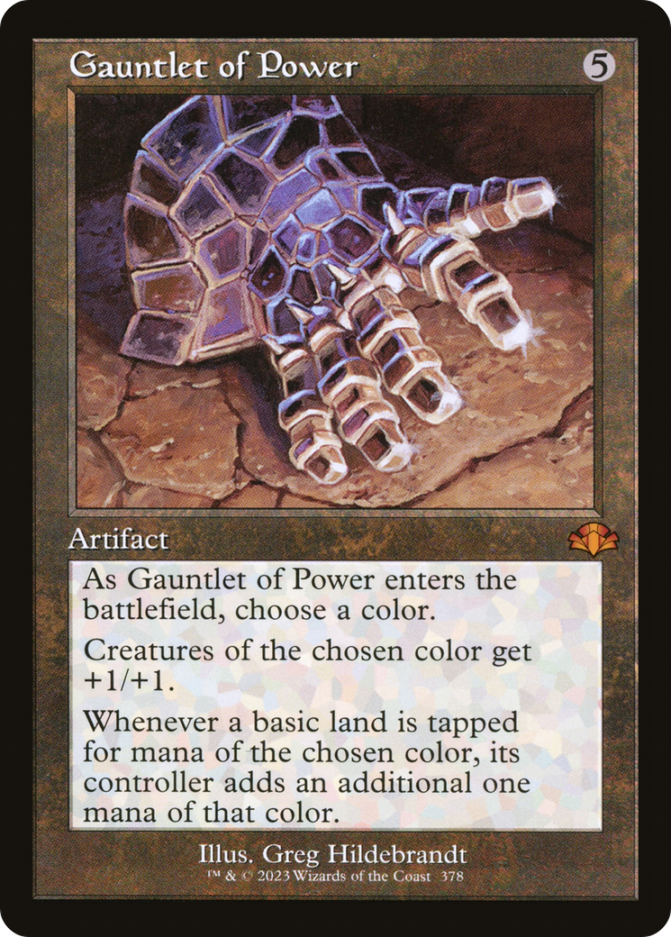Gauntlet of Power (Retro) [Dominaria Remastered] | Deep Dive Games St. Marys
