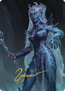 Mocking Doppelganger Art Card (Gold-Stamped Signature) [Commander Legends: Battle for Baldur's Gate Art Series] | Deep Dive Games St. Marys