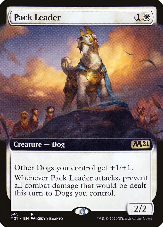 Pack Leader (Extended Art) [Core Set 2021] | Deep Dive Games St. Marys