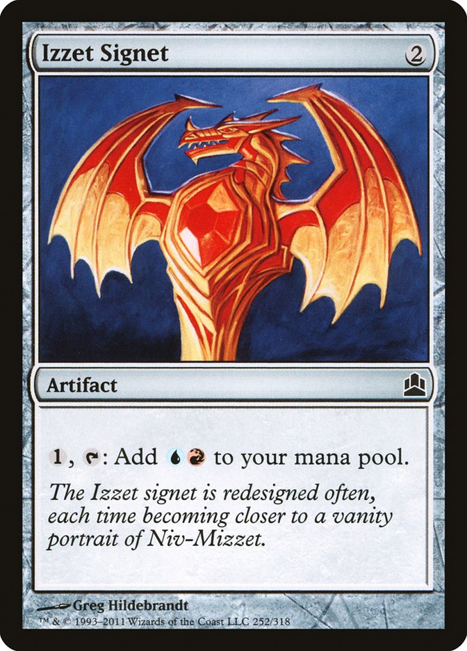 Izzet Signet [Commander 2011] | Deep Dive Games St. Marys