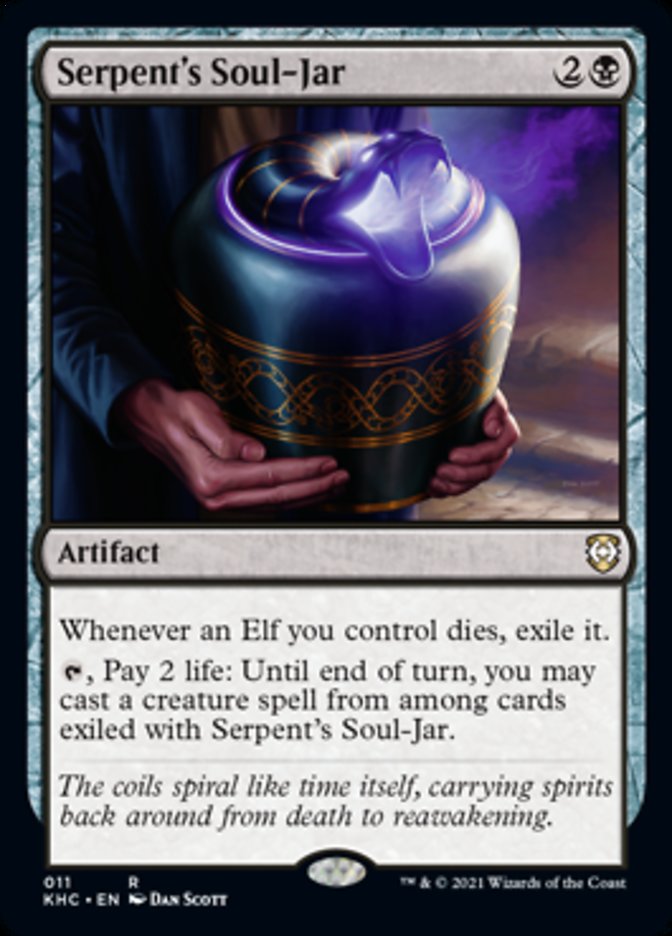 Serpent's Soul-Jar [Kaldheim Commander] | Deep Dive Games St. Marys