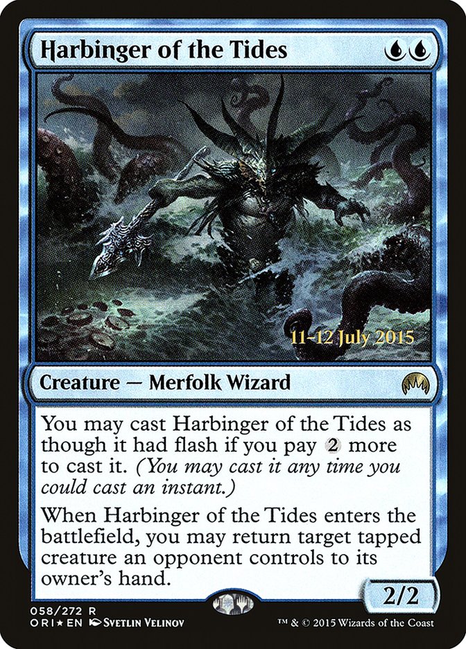 Harbinger of the Tides [Magic Origins Prerelease Promos] | Deep Dive Games St. Marys