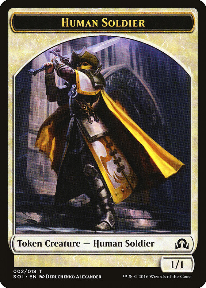 Human Soldier Token [Shadows over Innistrad Tokens] | Deep Dive Games St. Marys