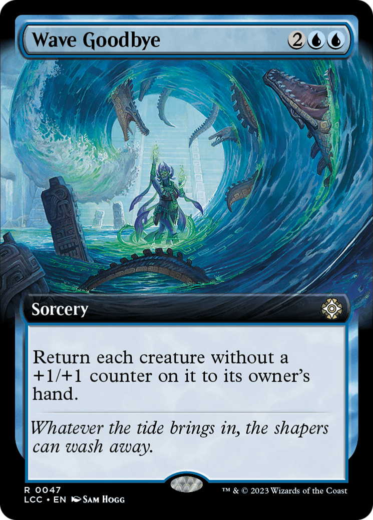 Wave Goodbye (Extended Art) [The Lost Caverns of Ixalan Commander] | Deep Dive Games St. Marys