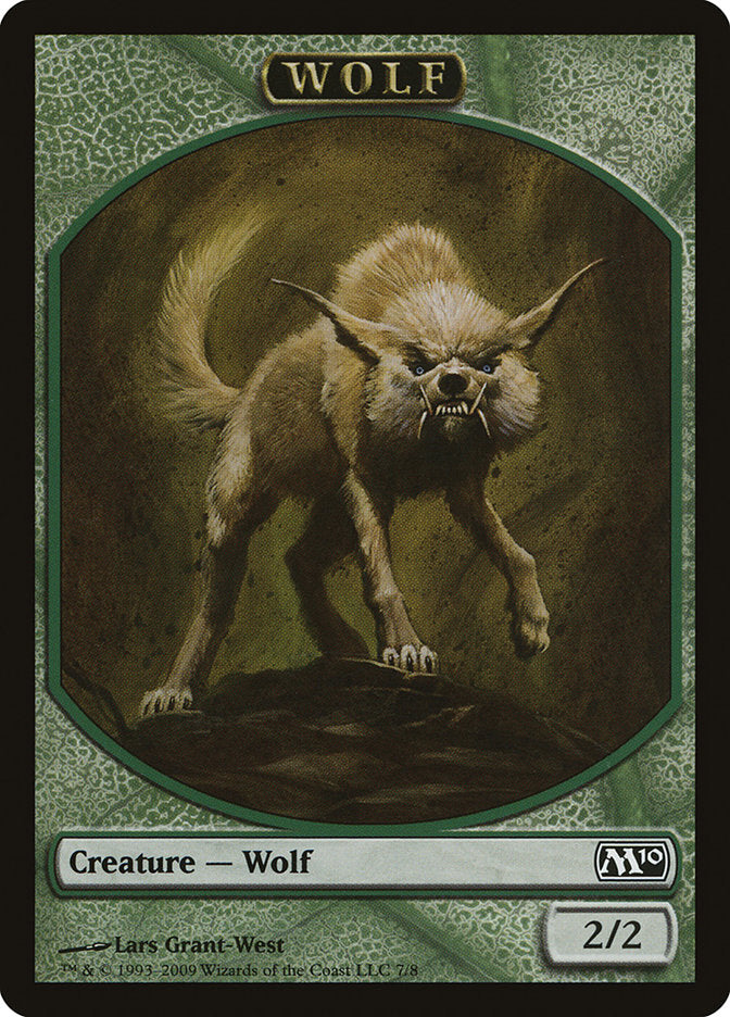 Wolf Token [Magic 2010 Tokens] | Deep Dive Games St. Marys