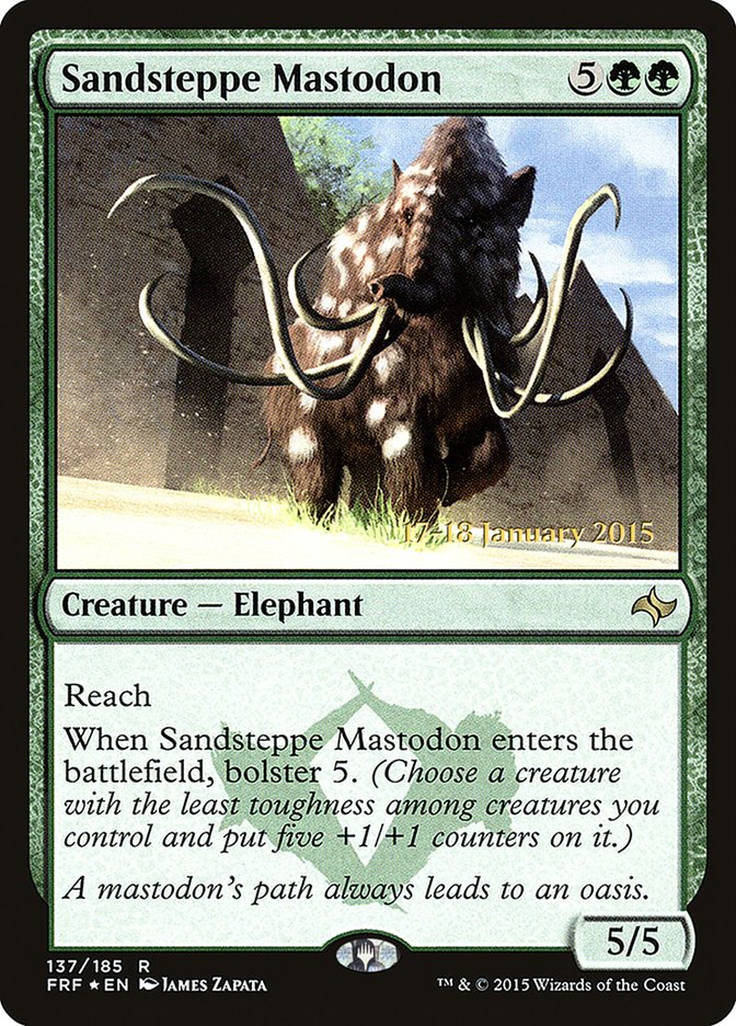 Sandsteppe Mastodon [Fate Reforged Prerelease Promos] | Deep Dive Games St. Marys