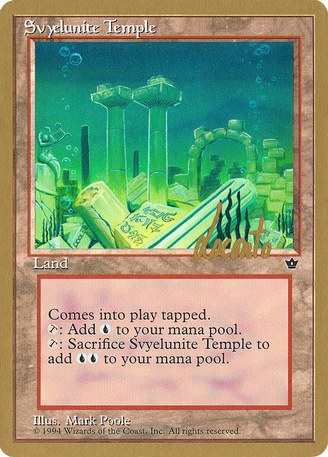 Svyelunite Temple (Michael Loconto) [Pro Tour Collector Set] | Deep Dive Games St. Marys