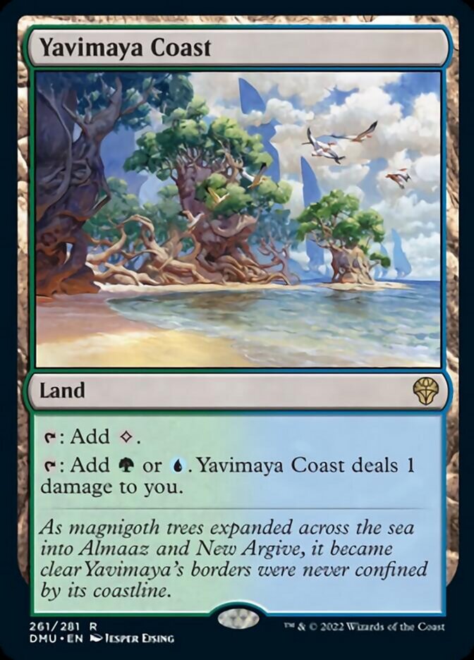 Yavimaya Coast [Dominaria United] | Deep Dive Games St. Marys