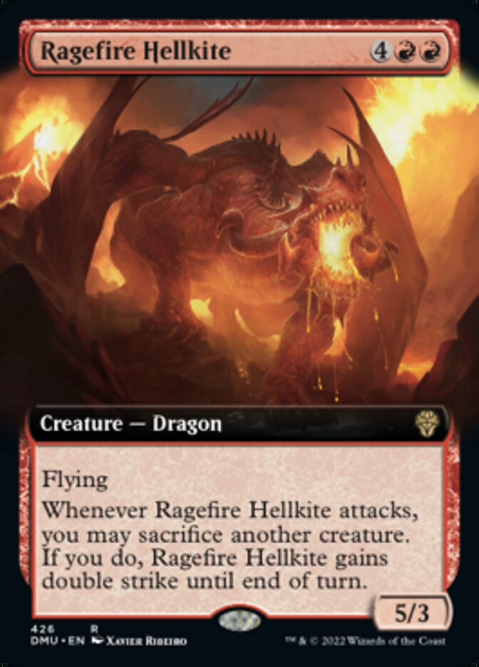 Ragefire Hellkite (Extended Art) [Dominaria United] | Deep Dive Games St. Marys