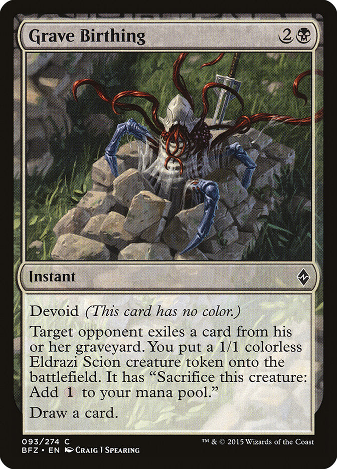 Grave Birthing [Battle for Zendikar] | Deep Dive Games St. Marys