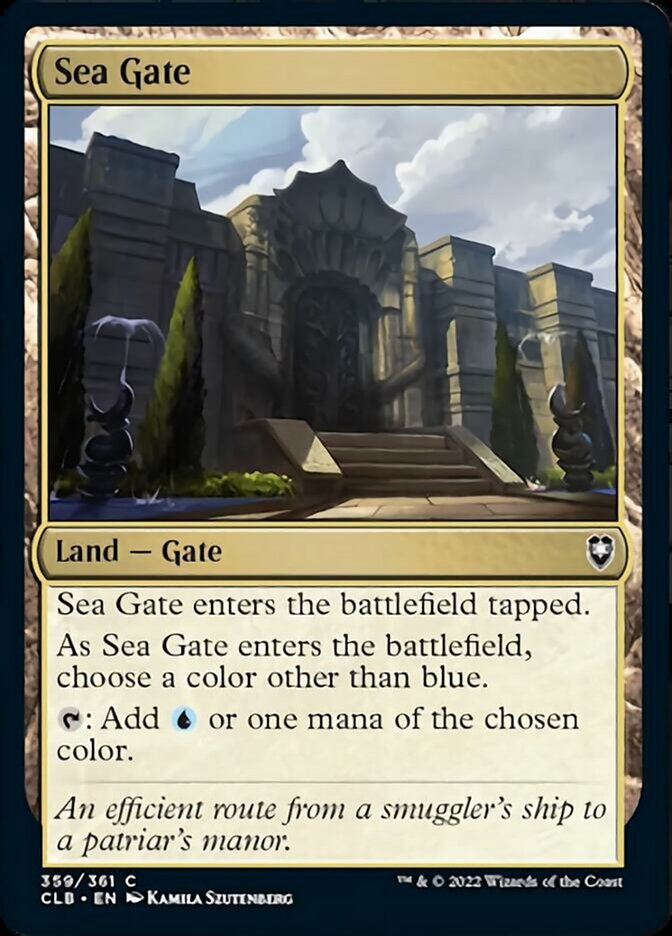 Sea Gate [Commander Legends: Battle for Baldur's Gate] | Deep Dive Games St. Marys