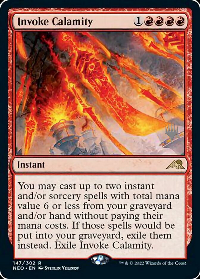 Invoke Calamity (Promo Pack) [Kamigawa: Neon Dynasty Promos] | Deep Dive Games St. Marys