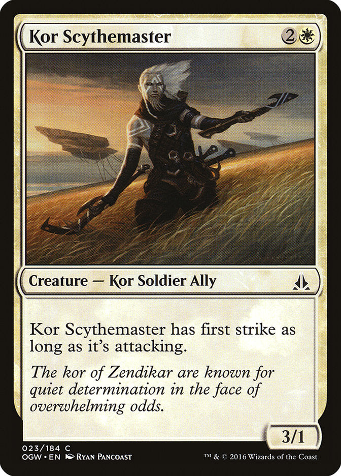 Kor Scythemaster [Oath of the Gatewatch] | Deep Dive Games St. Marys