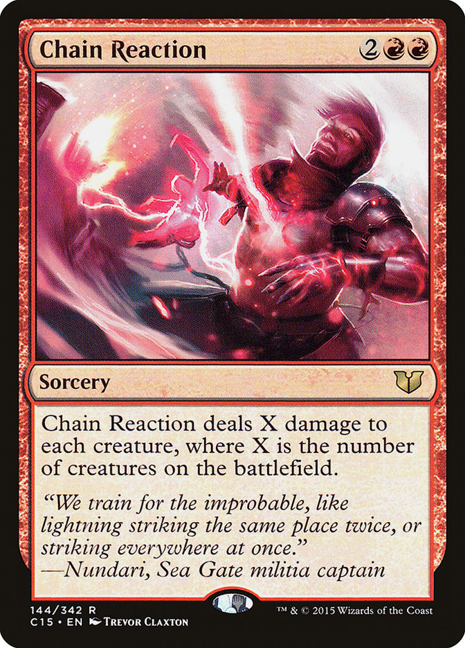 Chain Reaction [Commander 2015] | Deep Dive Games St. Marys