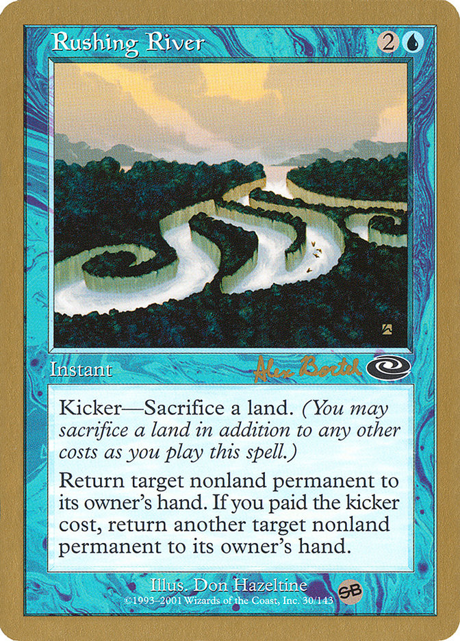 Rushing River (Alex Borteh) (SB) [World Championship Decks 2001] | Deep Dive Games St. Marys