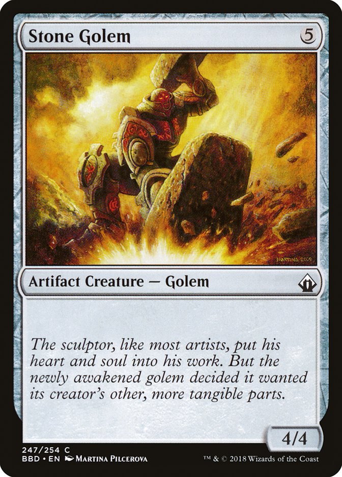 Stone Golem [Battlebond] | Deep Dive Games St. Marys