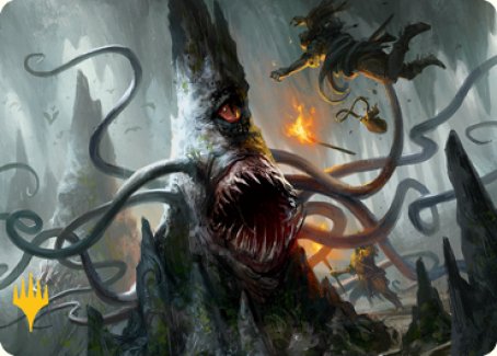 Roper Art Card (Gold-Stamped Signature) [Dungeons & Dragons: Adventures in the Forgotten Realms Art Series] | Deep Dive Games St. Marys