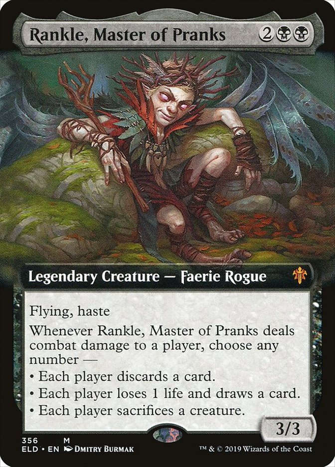 Rankle, Master of Pranks (Extended Art) [Throne of Eldraine] | Deep Dive Games St. Marys