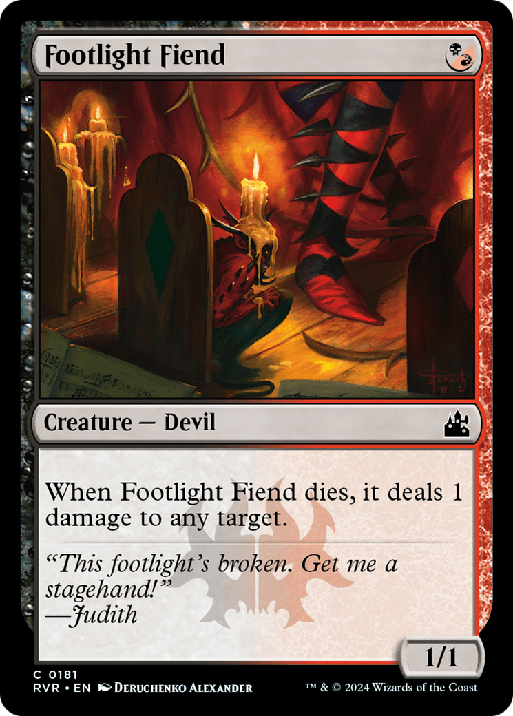 Footlight Fiend [Ravnica Remastered] | Deep Dive Games St. Marys