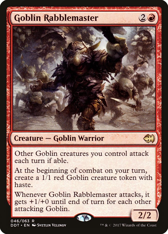 Goblin Rabblemaster [Duel Decks: Merfolk vs. Goblins] | Deep Dive Games St. Marys