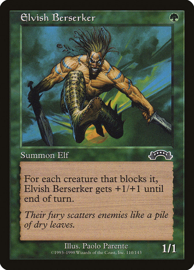 Elvish Berserker [Exodus] | Deep Dive Games St. Marys