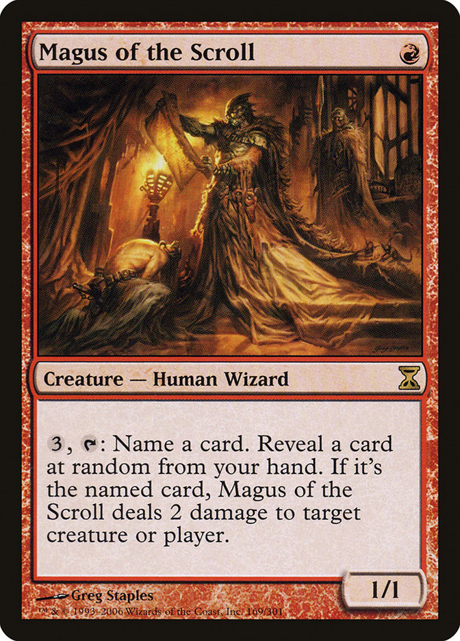 Magus of the Scroll [Time Spiral] | Deep Dive Games St. Marys
