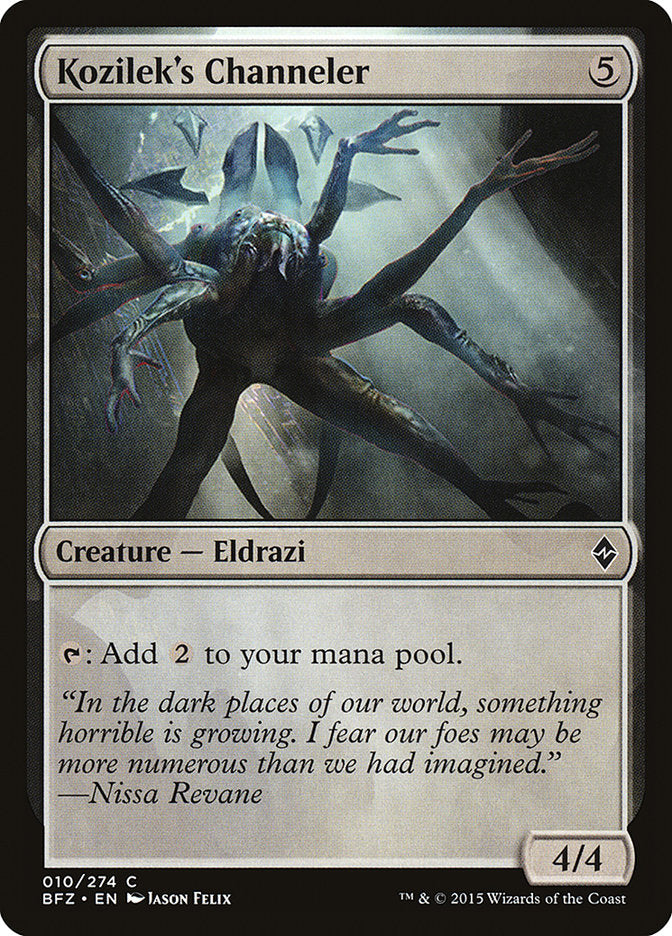Kozilek's Channeler [Battle for Zendikar] | Deep Dive Games St. Marys