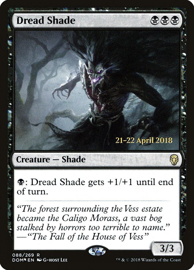 Dread Shade [Dominaria Prerelease Promos] | Deep Dive Games St. Marys