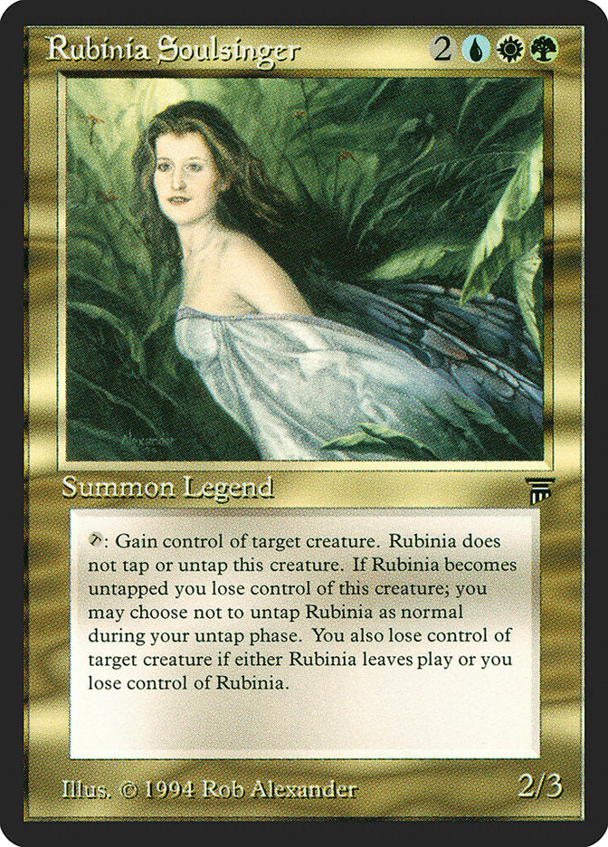 Rubinia Soulsinger [Legends] | Deep Dive Games St. Marys