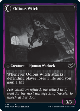 Ragged Recluse // Odious Witch [Innistrad: Double Feature] | Deep Dive Games St. Marys