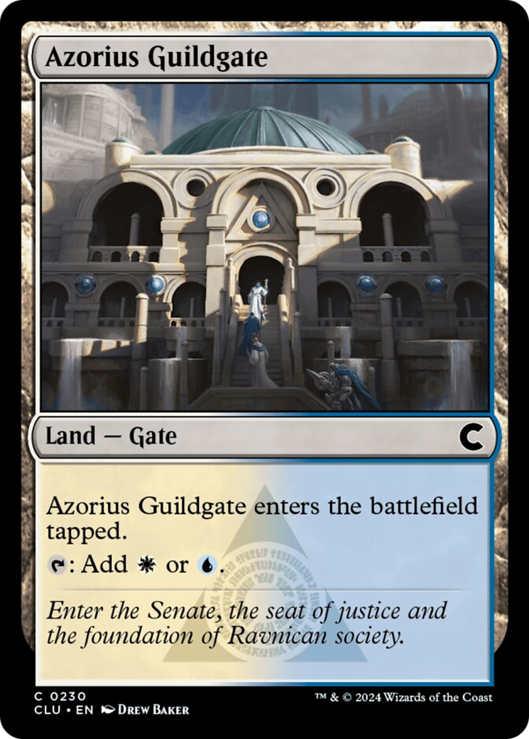 Azorius Guildgate [Ravnica: Clue Edition] | Deep Dive Games St. Marys