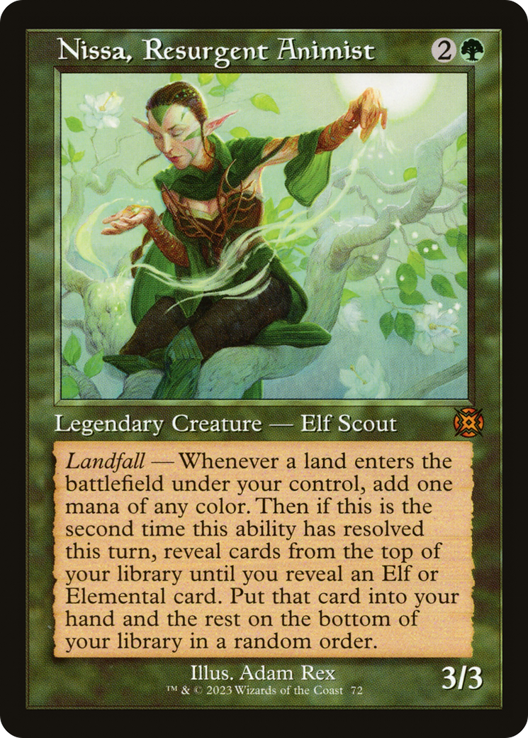 Nissa, Resurgent Animist (Retro) [March of the Machine: The Aftermath] | Deep Dive Games St. Marys