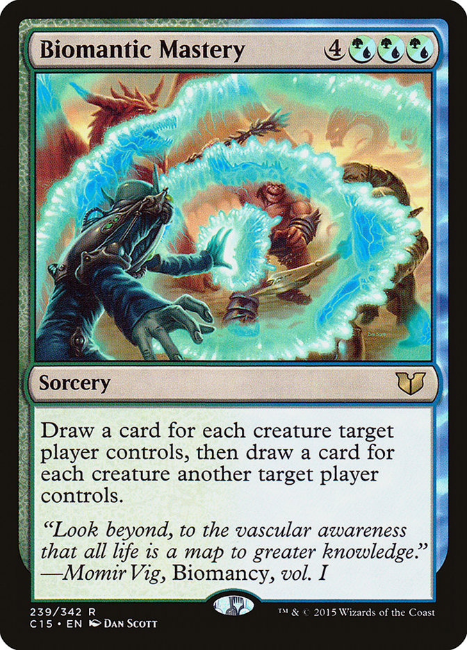 Biomantic Mastery [Commander 2015] | Deep Dive Games St. Marys