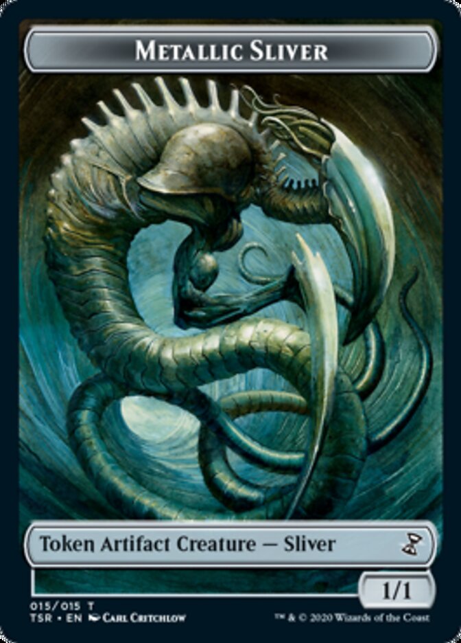 Metallic Sliver Token [Time Spiral Remastered Tokens] | Deep Dive Games St. Marys