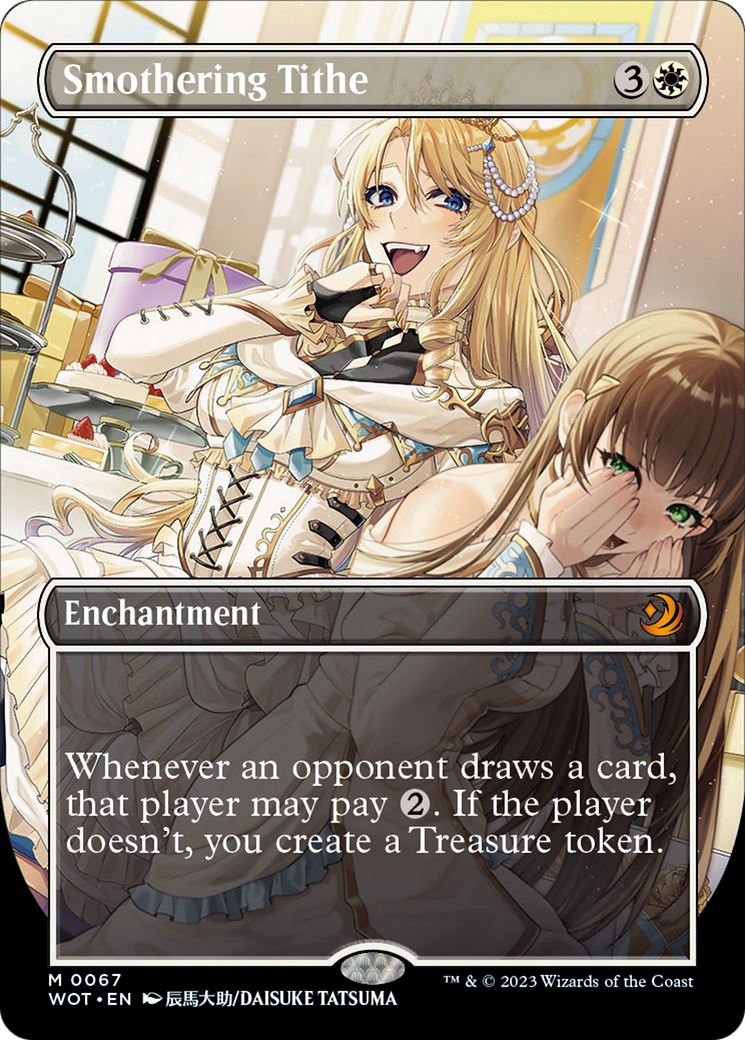 Smothering Tithe (Anime Borderless) [Wilds of Eldraine: Enchanting Tales] | Deep Dive Games St. Marys