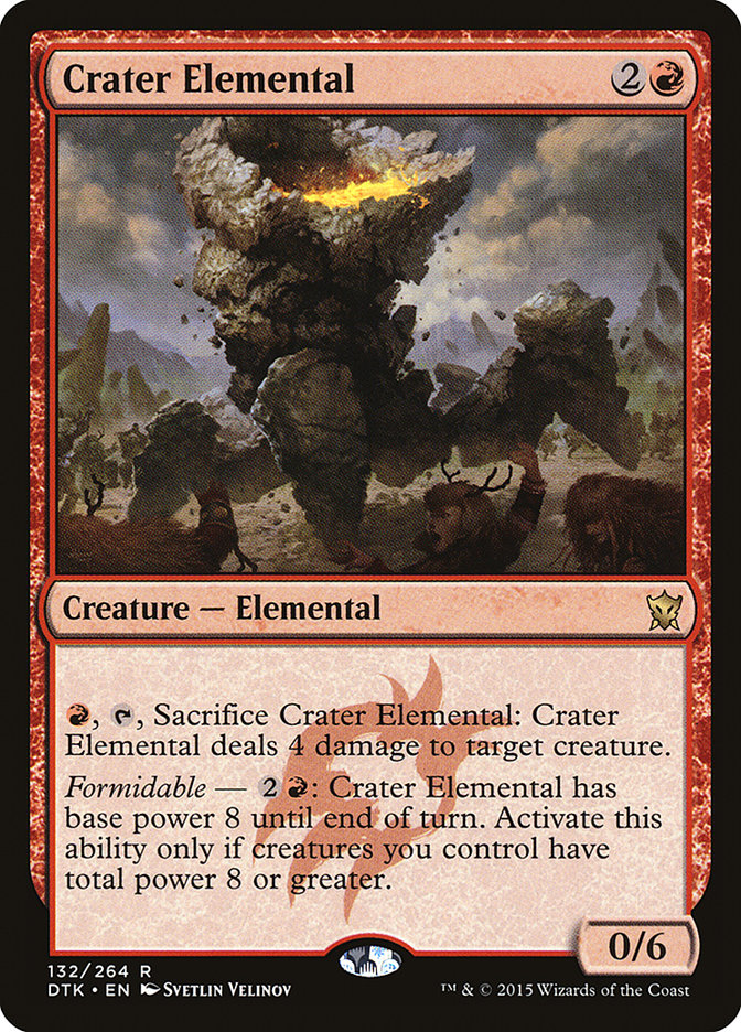 Crater Elemental [Dragons of Tarkir] | Deep Dive Games St. Marys