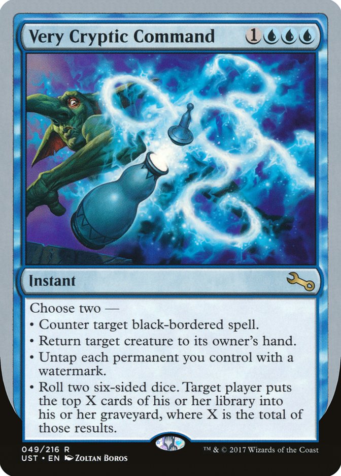 Very Cryptic Command (Counter) [Unstable] | Deep Dive Games St. Marys
