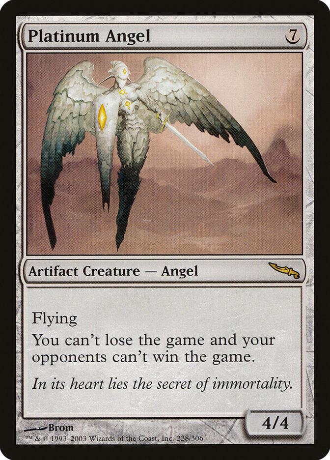 Platinum Angel [Mirrodin] | Deep Dive Games St. Marys