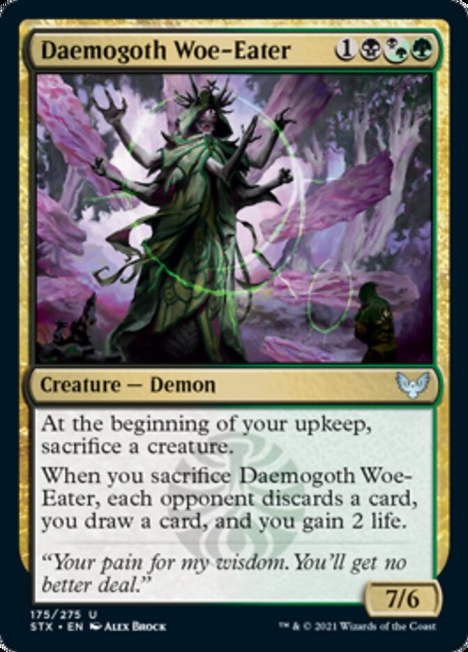 Daemogoth Woe-Eater [Strixhaven: School of Mages] | Deep Dive Games St. Marys