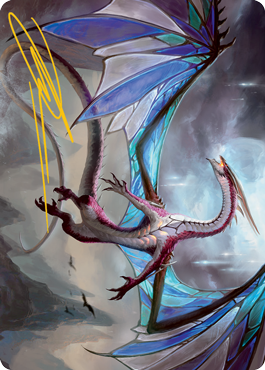 Moonveil Regent Art Card (Gold-Stamped Signature) [Innistrad: Midnight Hunt Art Series] | Deep Dive Games St. Marys
