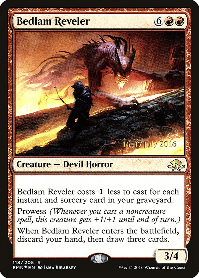 Bedlam Reveler [Eldritch Moon Prerelease Promos] | Deep Dive Games St. Marys