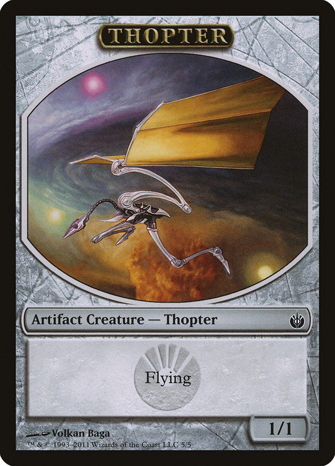 Thopter Token [Mirrodin Besieged Tokens] | Deep Dive Games St. Marys