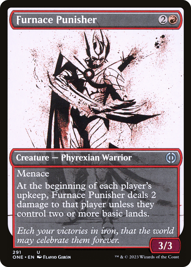 Furnace Punisher (Showcase Ichor) [Phyrexia: All Will Be One] | Deep Dive Games St. Marys