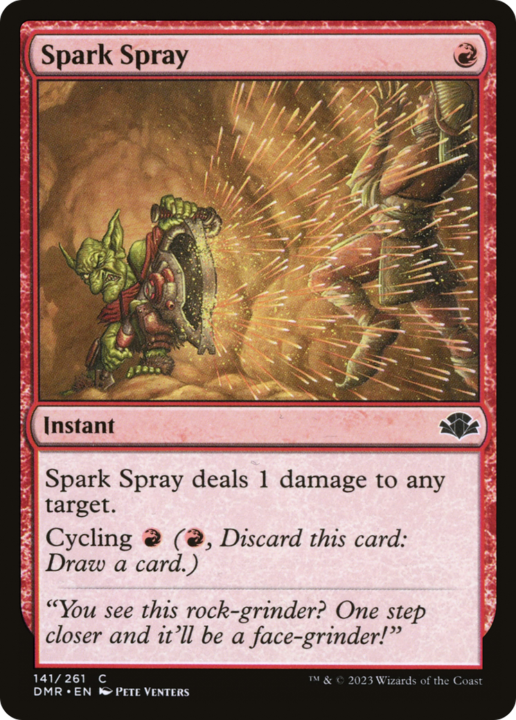 Spark Spray [Dominaria Remastered] | Deep Dive Games St. Marys