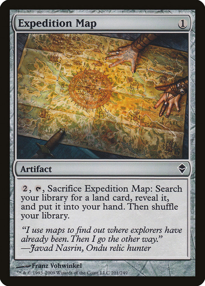 Expedition Map [Zendikar] | Deep Dive Games St. Marys