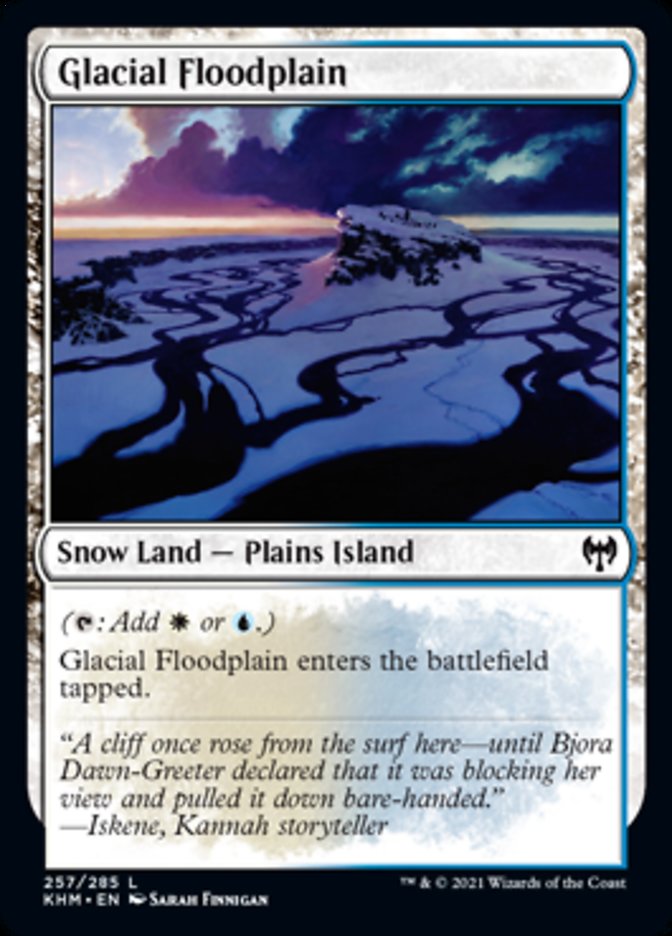 Glacial Floodplain [Kaldheim] | Deep Dive Games St. Marys