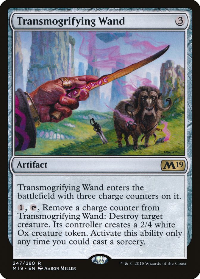 Transmogrifying Wand [Core Set 2019] | Deep Dive Games St. Marys