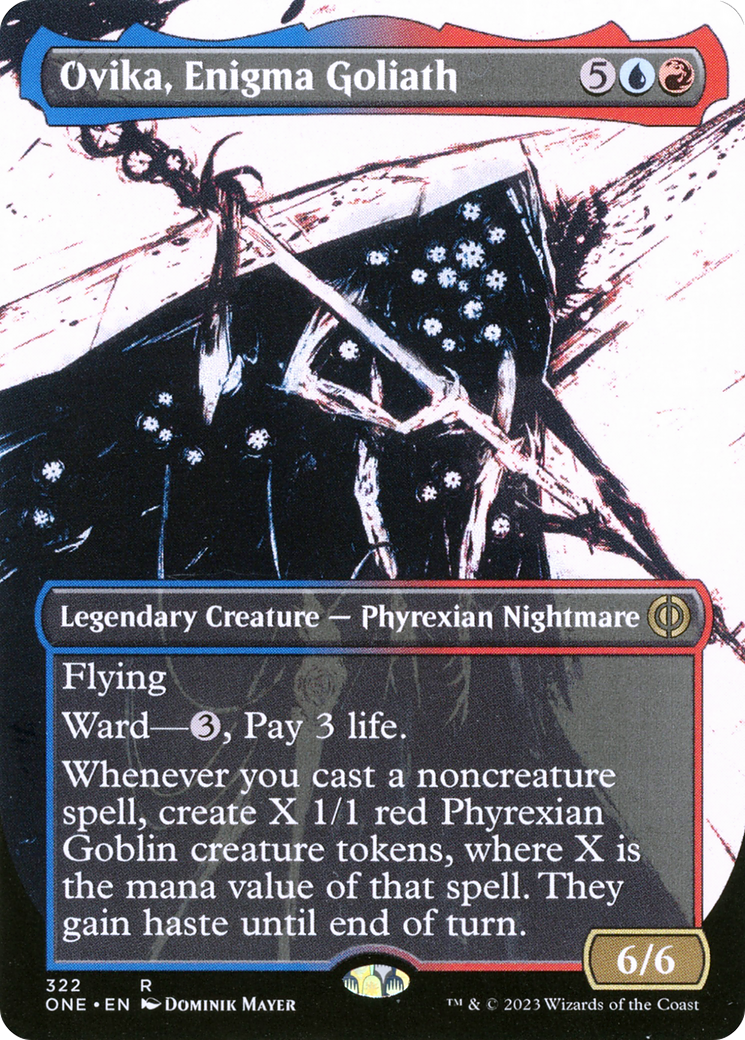 Ovika, Enigma Goliath (Borderless Ichor) [Phyrexia: All Will Be One] | Deep Dive Games St. Marys