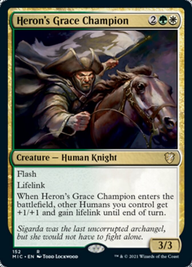 Heron's Grace Champion [Innistrad: Midnight Hunt Commander] | Deep Dive Games St. Marys